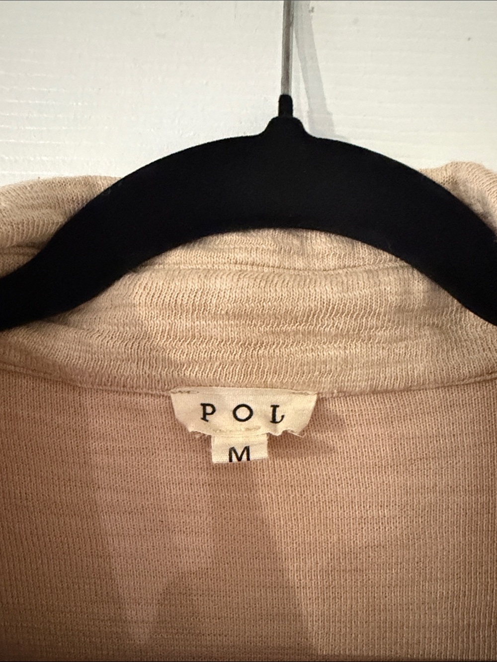 POL Cream Ruffle Button-Down Shirt - Picture 2 of 6
